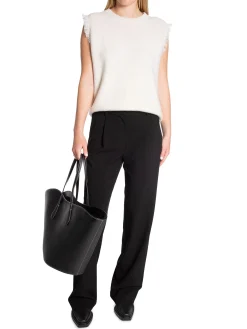 Soft Rebels Byxa Vilja Midwaist Loose Black^ Byxor