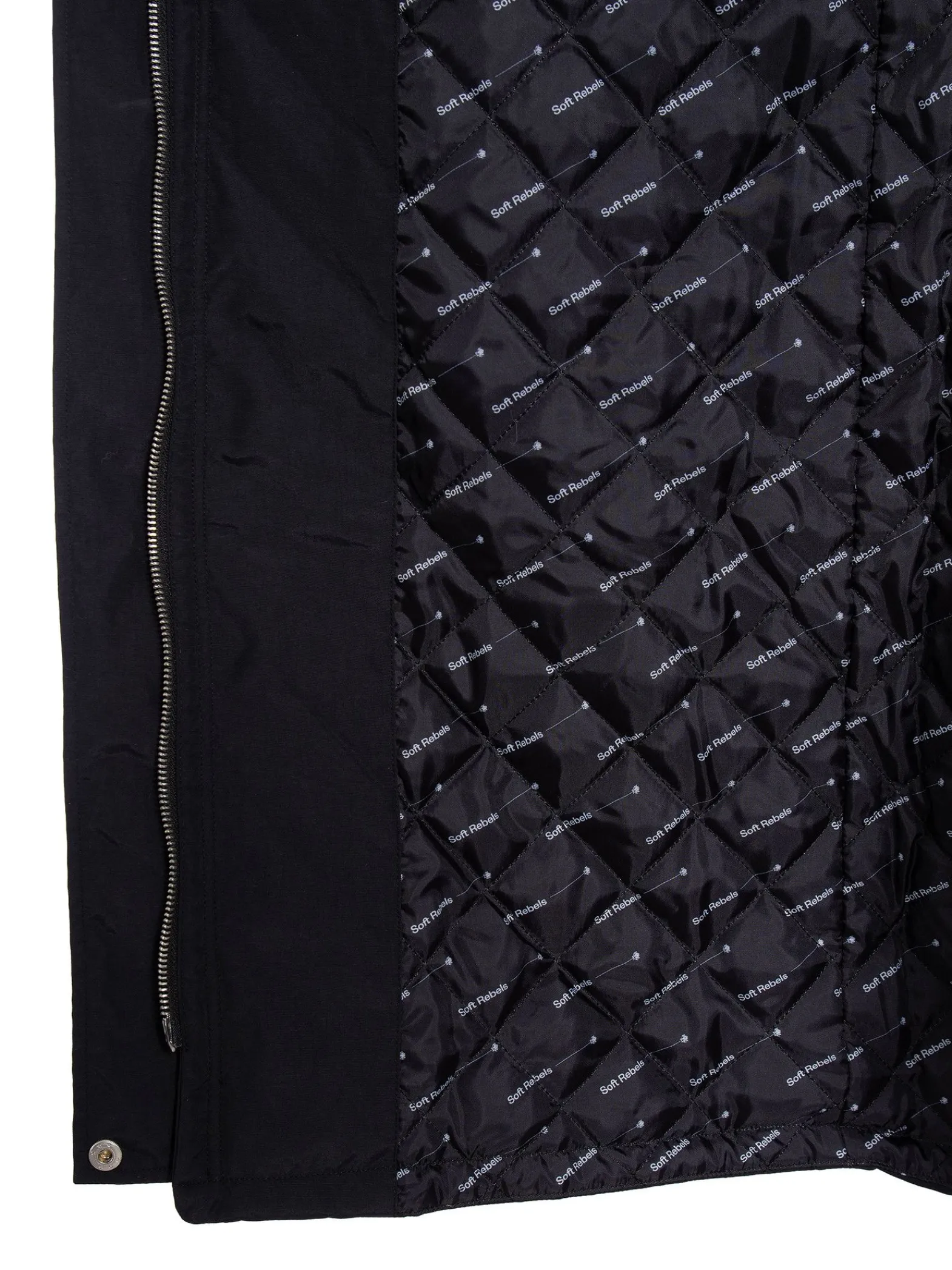 Soft Rebels Jacka Gaby Parka Black^ Jackor & Kappor