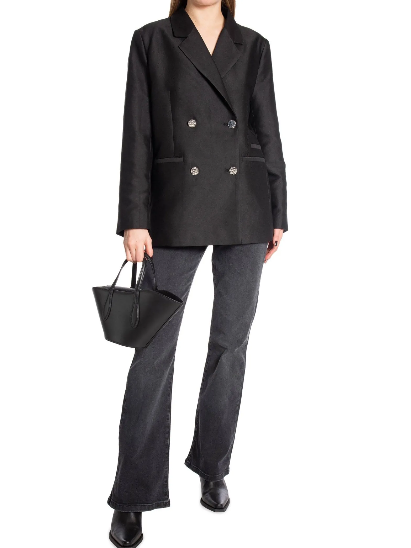 Soft Rebels Kavaj Kalisia Loose Black^ Kavajer