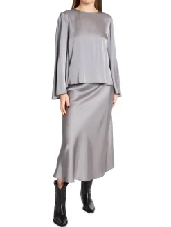 Soft Rebels Kjol Abia Midi Sharkskin^ Kjolar