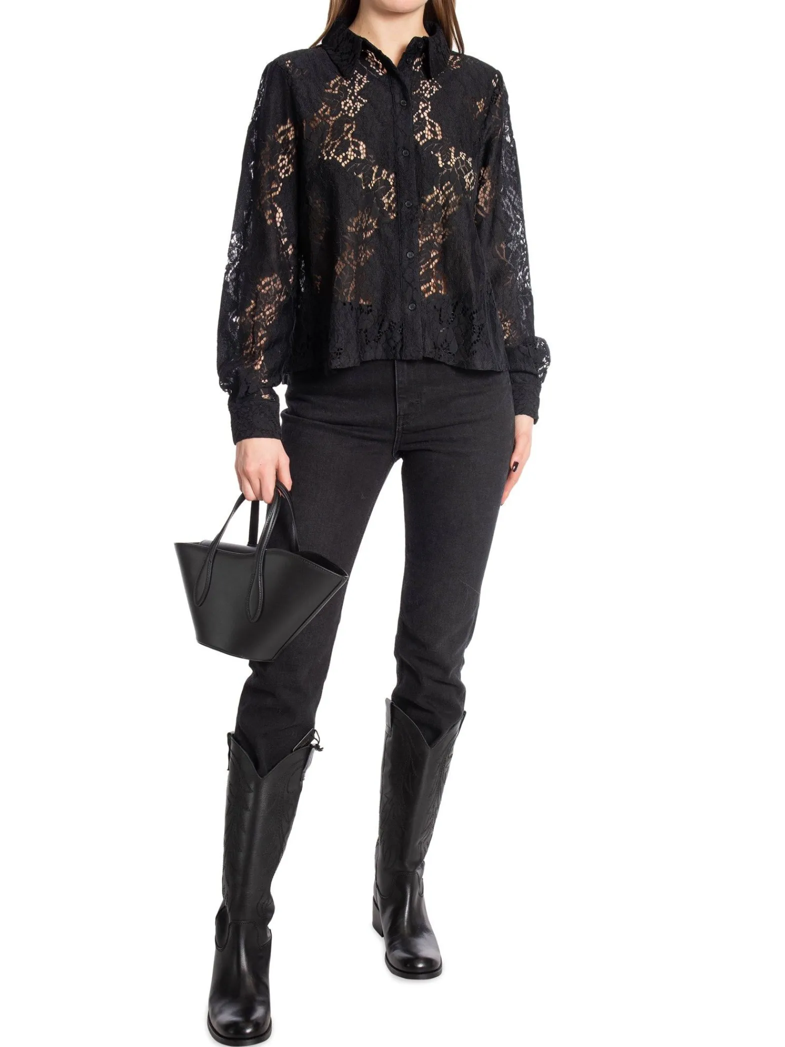 Soft Rebels Skjorta Safa Black^ Skjortor