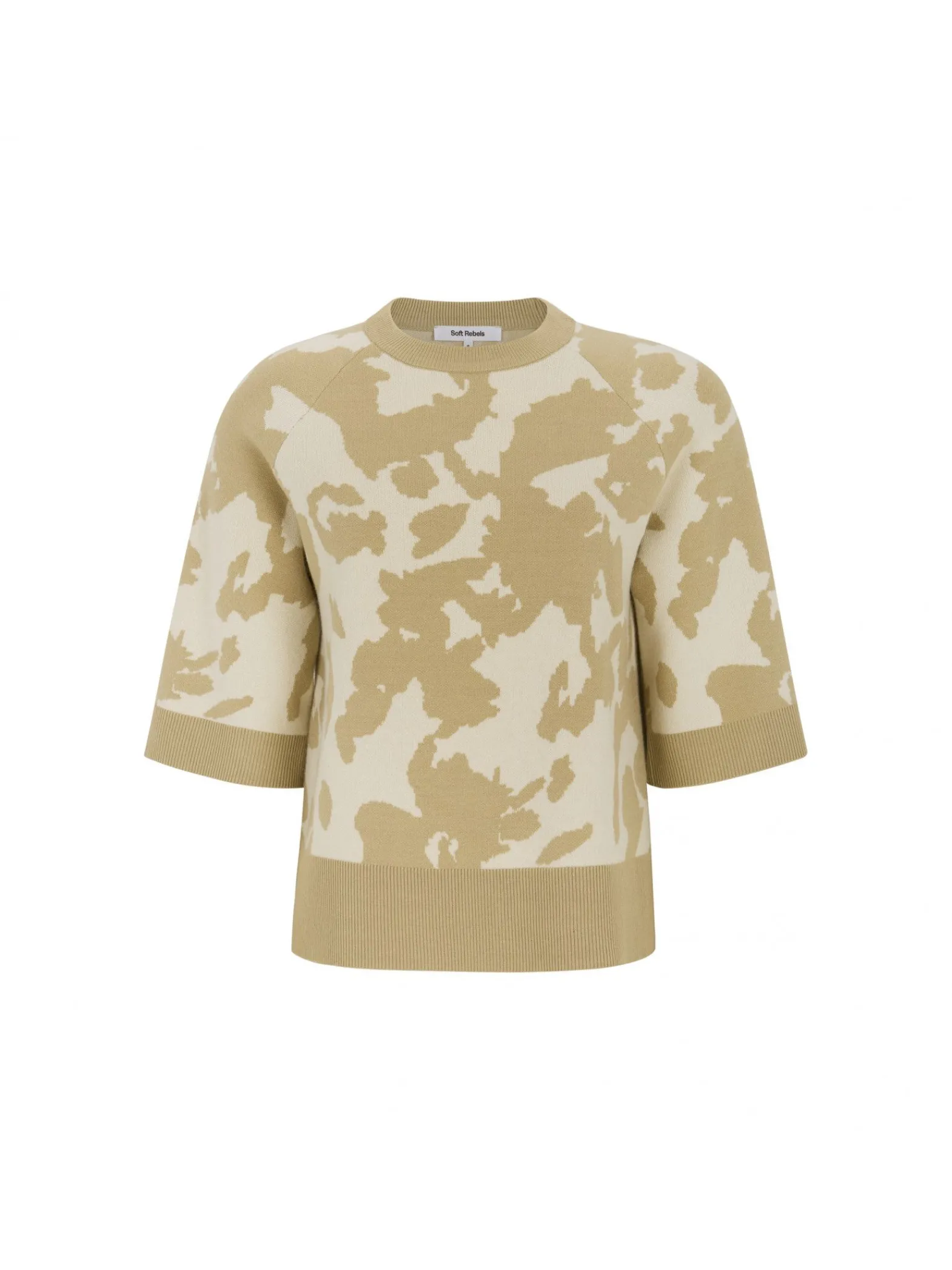 Soft Rebels Topp Tammie Knit Safari^ Toppar