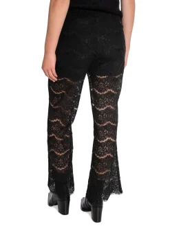 Y.A.S Byxa Yaslarisso Hw Lace Pants Black^ Byxor