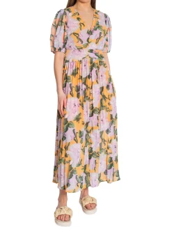 Y.A.S Klanning Yasplista Peach^ Klänningar