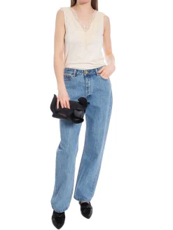 Y.A.S Linne Yaslori Sl Lace Whitecap Gray^ Linnen