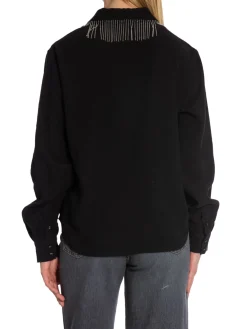 Y.A.S Skjorta Yasfrima Fringe Ls Black^ Skjortor