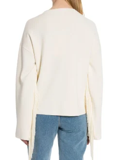 Y.A.S Troja Fringa Ls Knit Pullover Birch^ Tröjor & Koftor