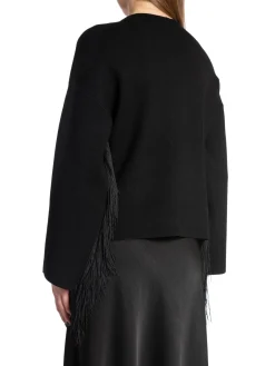 Y.A.S Troja Yasfringa Ls Knit Pullover Black^ Tröjor & Koftor