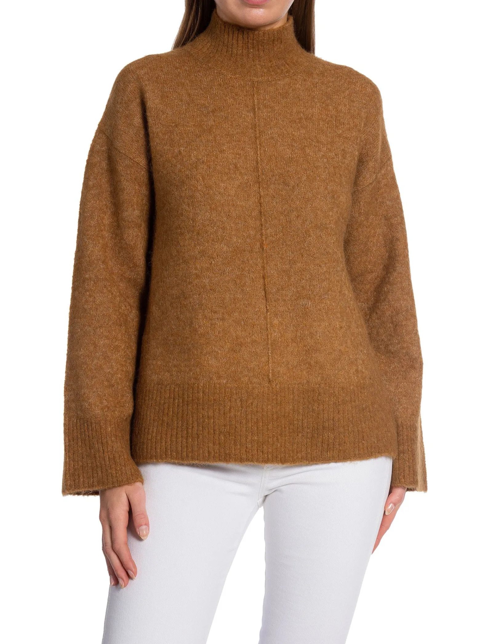 Y.A.S Yas Troja Yasnelloseam Ls Knit Pullover Rubber W Melange^ Tröjor & Koftor