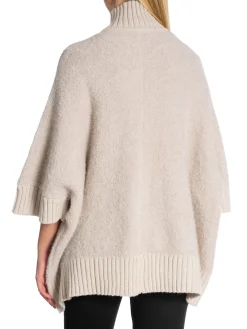 YAYA Kofta Boucle With Rib Details Brown^ Tröjor & Koftor