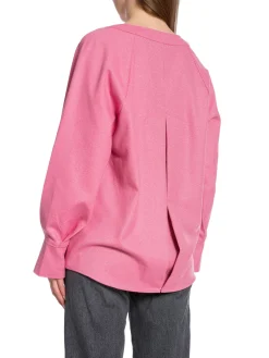 YAYA Topp Soft V-Neck Morning Glory Pink Melange^ Toppar