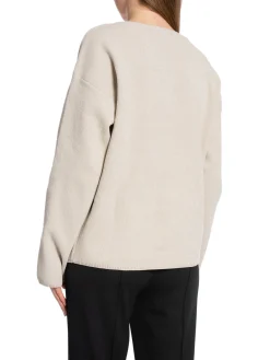 YAYA Troja Chenille V-Neck Ls Silver Lining^ Tröjor & Koftor