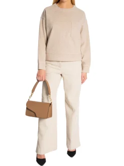 YAYA Troja Oversized With Pocket Melange^ Tröjor & Koftor